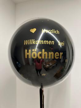 Personalisierter Bubble - Ballon in Ballon - ca. 60cm